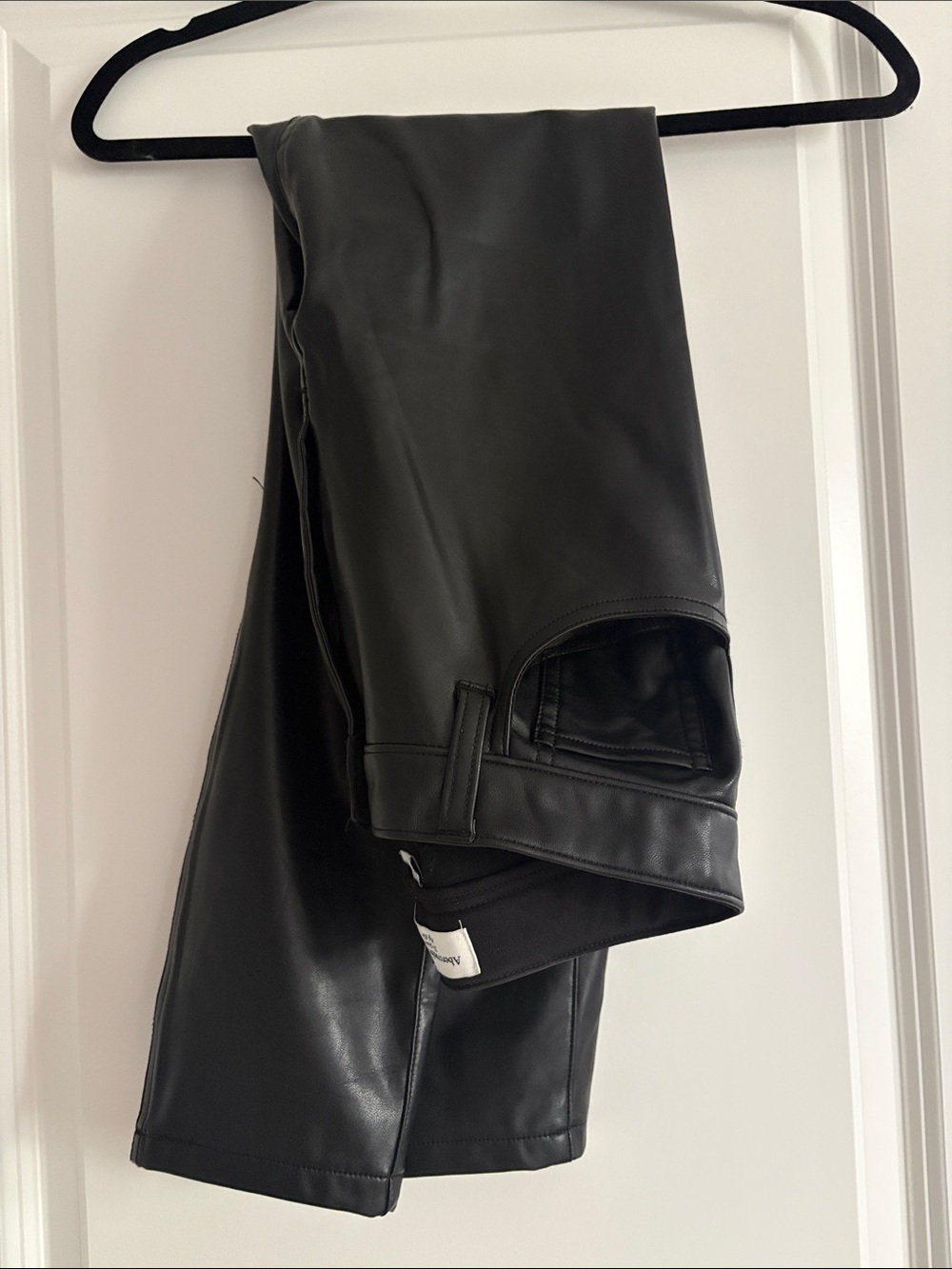 Women’s Abercrombie & Fitch Vegan leather pants.